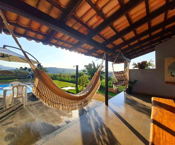 Sossego em Rancho Aconchegante com Piscina e Suítes